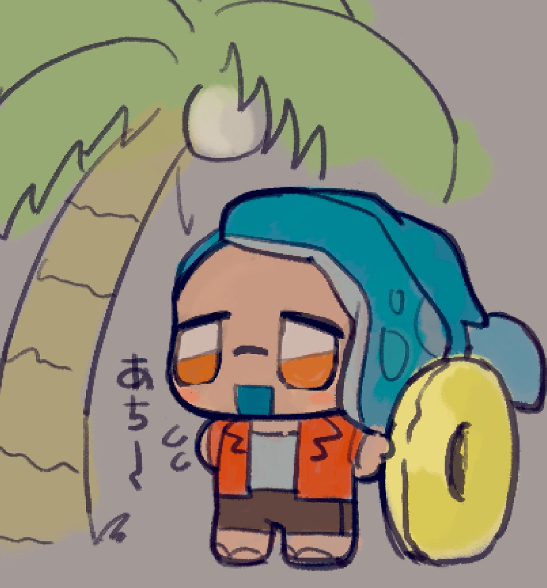 pls8x's tweet image. 暑いしか言っとらん