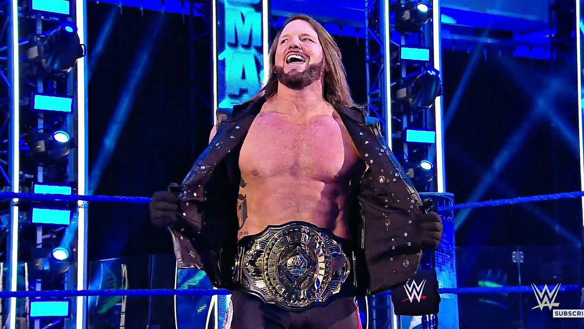 infamousvishnu's tweet image. aj styles just pinned dom yeah it&apos;s not happening 💔 #WWERaw