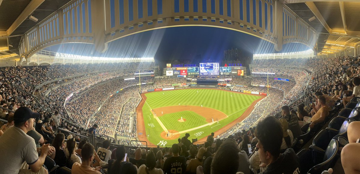 RobPritchard78's tweet image. 🏟️ Yankee Stadium
⚾️ @RaysBaseball @ @Yankees
📊 MLB American League
🗓️ Monday 28 July 2025