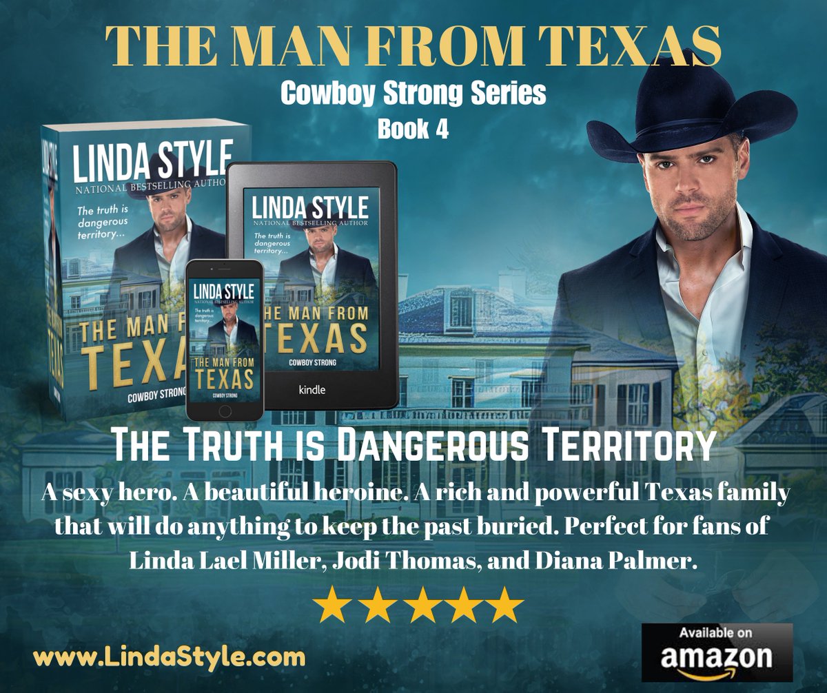 THE MAN FROM TEXAS. #4 in Cowboy Strong series. A sexy hero, a beautiful heroine. A rich and powerful Texas family will do anything to keep their secrets buried. That means trouble in Texas.  "A wonderful love story."  #bookboost #mustread #IARTG #BYNR amzn.to/4hsUpNv