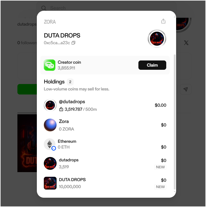☕️GM BRO DROPS .!

Link Register : zora.co/invite/dutadro…

Yuk Di DROPS Adress EVM Kalian Di Kolom Komentar , Jangan Lupa Di Like &amp; Retweet Ya .! #dutadrops #DROPS $DROPS