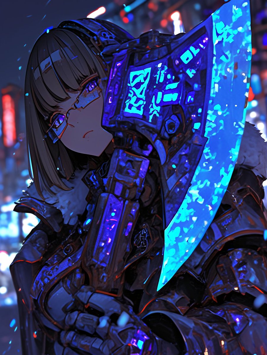 M9sRe's tweet image. 貴方にはこの携帯用アックスを渡しておこう。
#アックスガール
