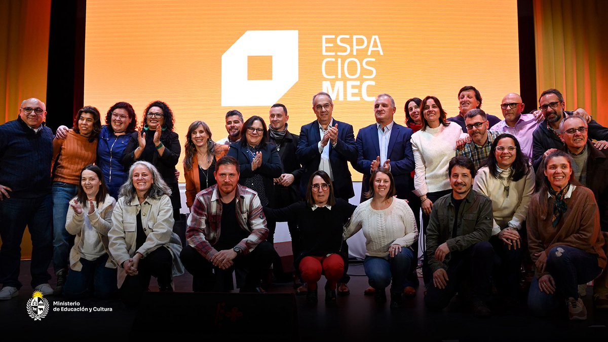 🔹Lanzamiento de ESPACIOS MEC👇🏻

Con una fuerte apuesta a la descentralización, presentamos en #Lavalleja el Programa Espacios MEC; una red territorial participativa que busca promover cultura, educación, innovación, ciencia y tecnología en cada territorio.

Dimos el primer paso