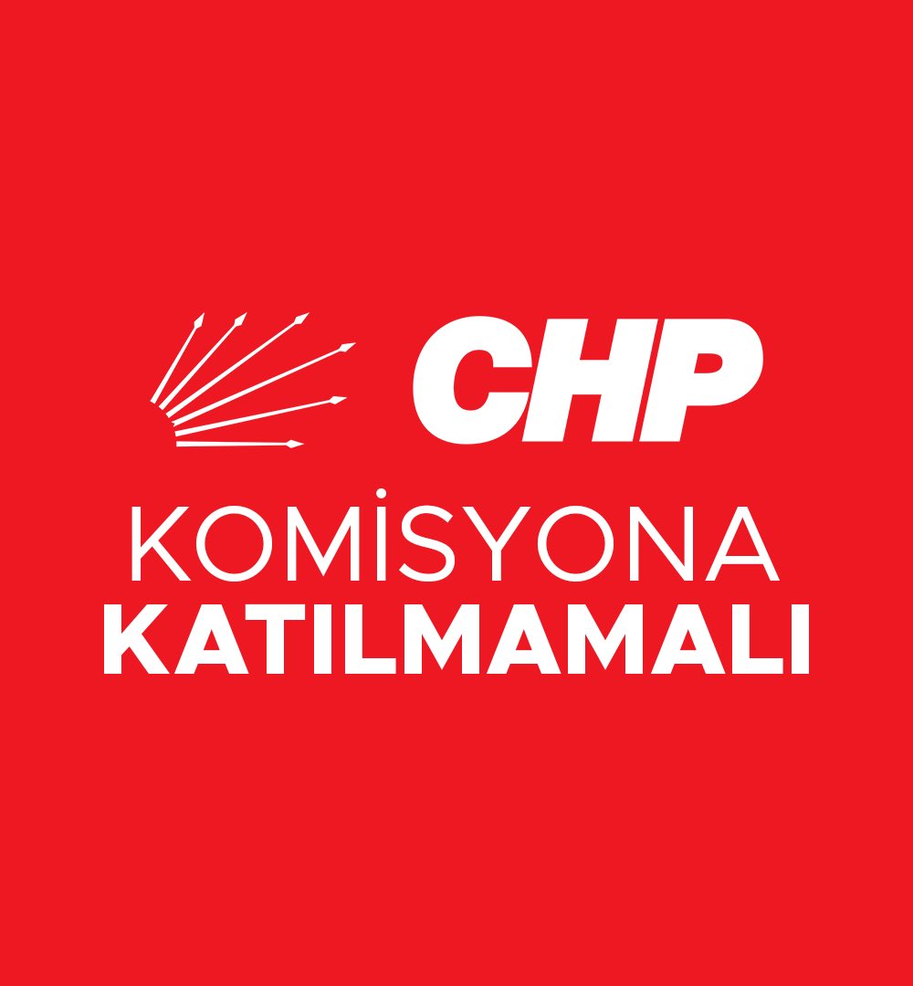 Madem onlar bu zamana kadar CHP yi terörist ilan etti şimdi kimin teröristlerle el ele olduğunu anlatma zamanı #CHPKomisyonaKatılma