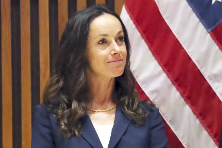 This is a Rebecca Weiner, NYPD Deputy Commissioner for counterterrorism. When she got the big job in 2023 (Biden’s America) she told the NYT her Top Priority would be fighting “right-wing extremists and a white supremacist movement that advocates overthrowing the government.”