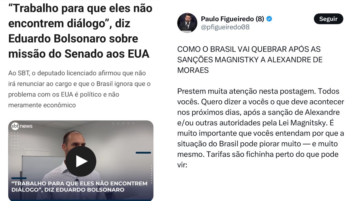 Claro e transparente o objetivo dos bolsonaristas de quebrar o Brasil 🤨