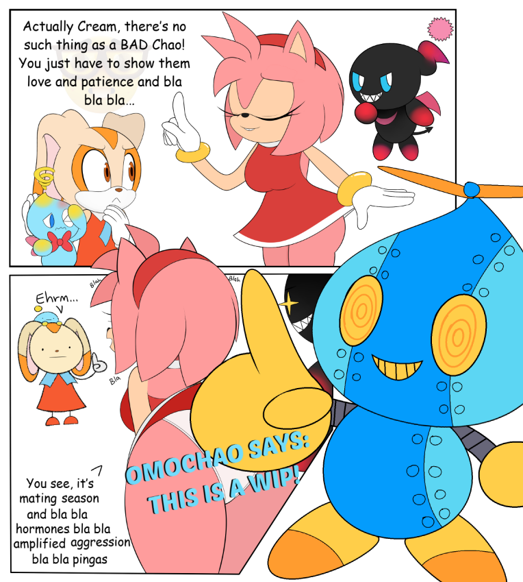 Goddamn it Omochao, always butting in #WIP