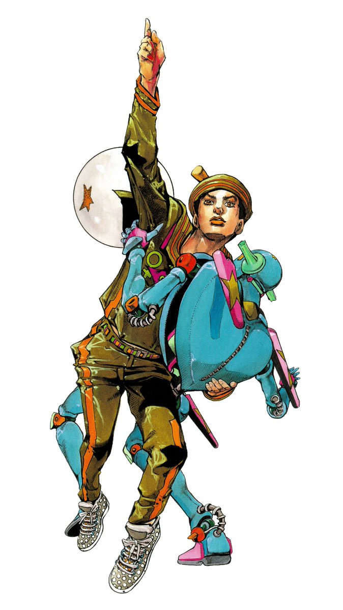 JoeNet52's tweet image. Me gusta mucho el diseño de Josuke8, es simple pero muy llamativo, jovial pero un tanto formal. También hay algo especial en alguien con traje de marinero buscando identidad en el mundo, ¿un hombre de mar y tierra?