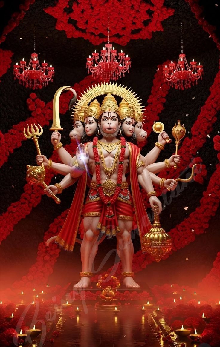 जय जय पंचमुखी हनुमान जी 🙏🙏 
वीर बजरंगी हनुमान जी महाराज कृपया बनाए रखे।