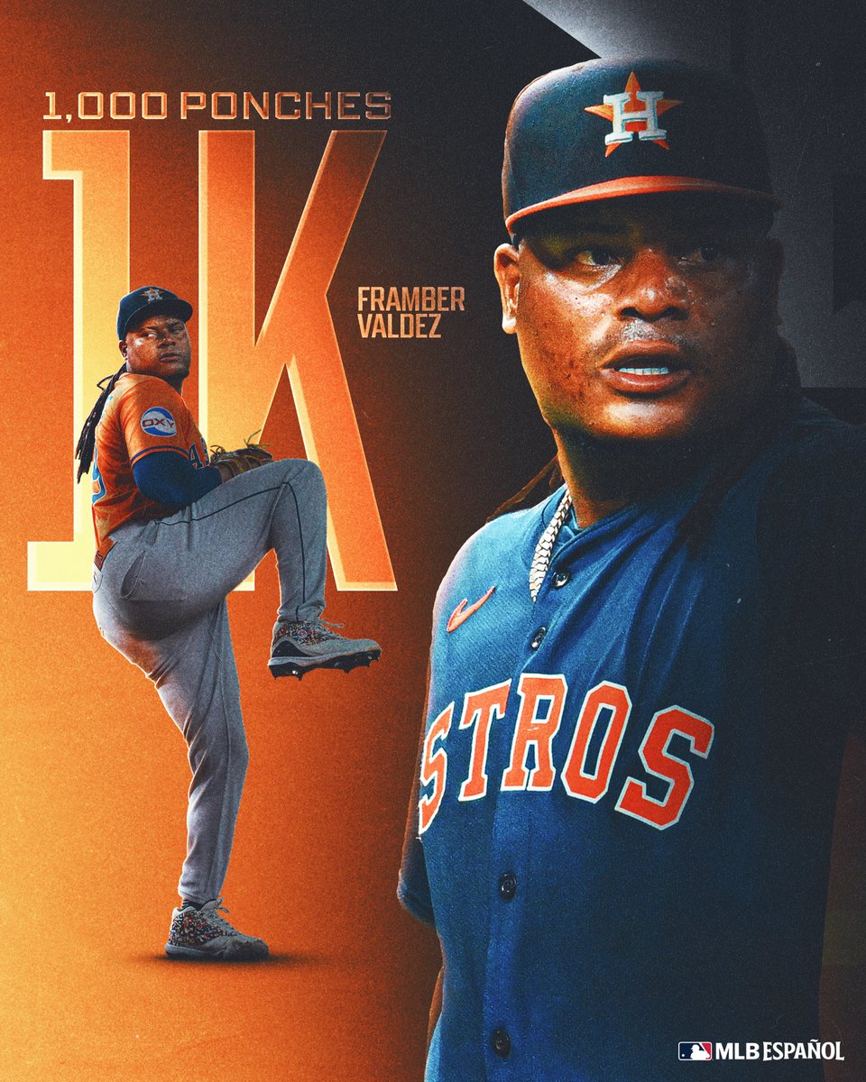Framber Valdez consigue el ponche número 1,000 de su carrera en MLB. ¡Qué grande! 👏
