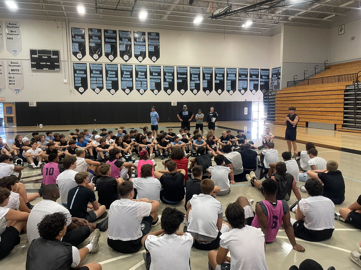 Day 1 in the books!
<a href="/Hagerty_FB/">Hagerty Football</a> 
#PackLife