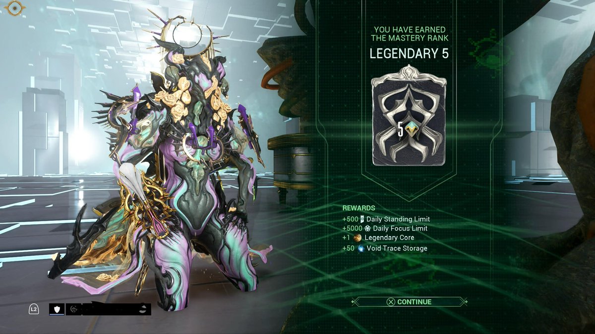 AntiScxial's tweet photo. Day 599 after 1 year hiatus. Time to grind some Coda weapons #Warframe https://t.co/WbifeErS5y