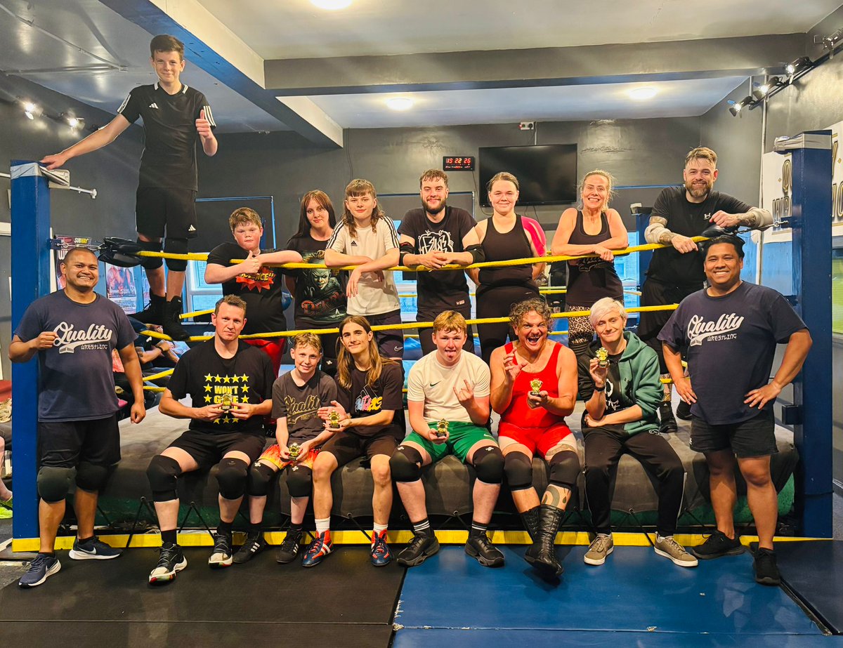 Rajah Ghosh (@rajahghosh) on Twitter photo facebook.com/photo?fbid=122โฆ
#QUALITY congrats Oscar, Ronnie, Carlos, James, Owen& Danny for winning MatchOfTheDay at <a href="/QWrestling1/">Quality Wrestling</a> #qualitywrestling Academy SUMMERSUPLEX #WRESTLING SHOWS.
#thesearethedays #qwrestling #QWA #britwres #britwrestling #ProWrestling #ProWrestlingTraining facebook.com/photo?fbid=122โฆ
#QUALITY congrats Oscar, Ronnie, Carlos, James, Owen& Danny for winning MatchOfTheDay at <a href="/QWrestling1/">Quality Wrestling</a> #qualitywrestling Academy SUMMERSUPLEX #WRESTLING SHOWS.
#thesearethedays #qwrestling #QWA #britwres #britwrestling #ProWrestling #ProWrestlingTraining