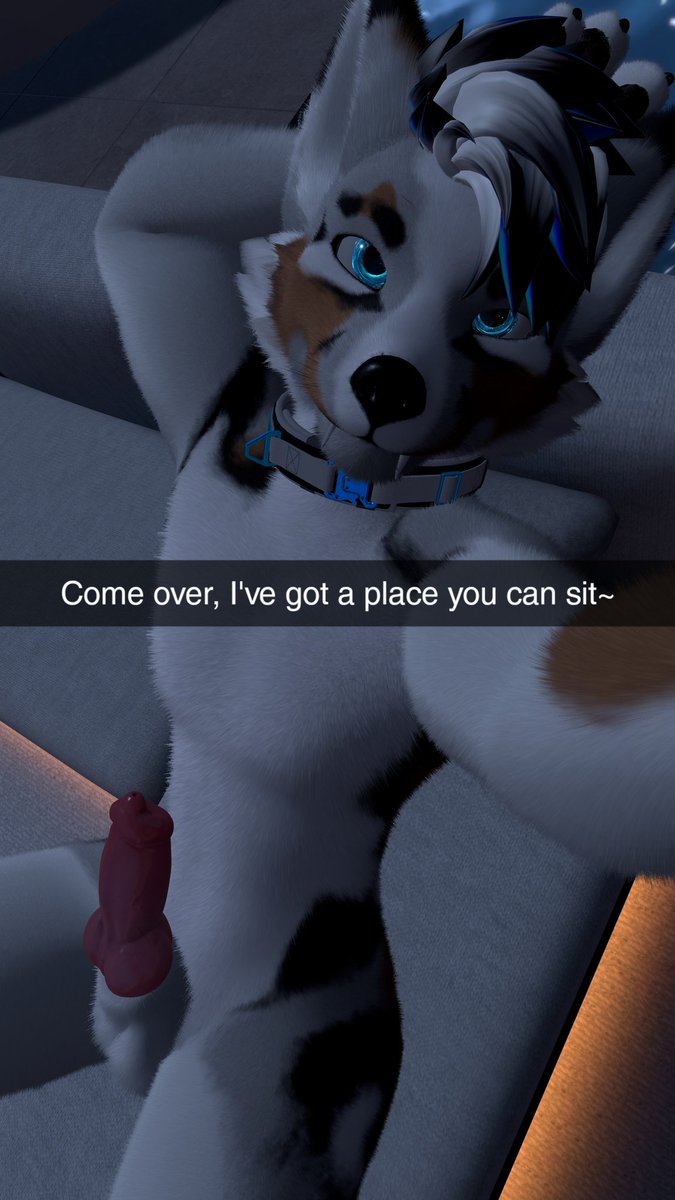 Be a good boy and come sit on my lap