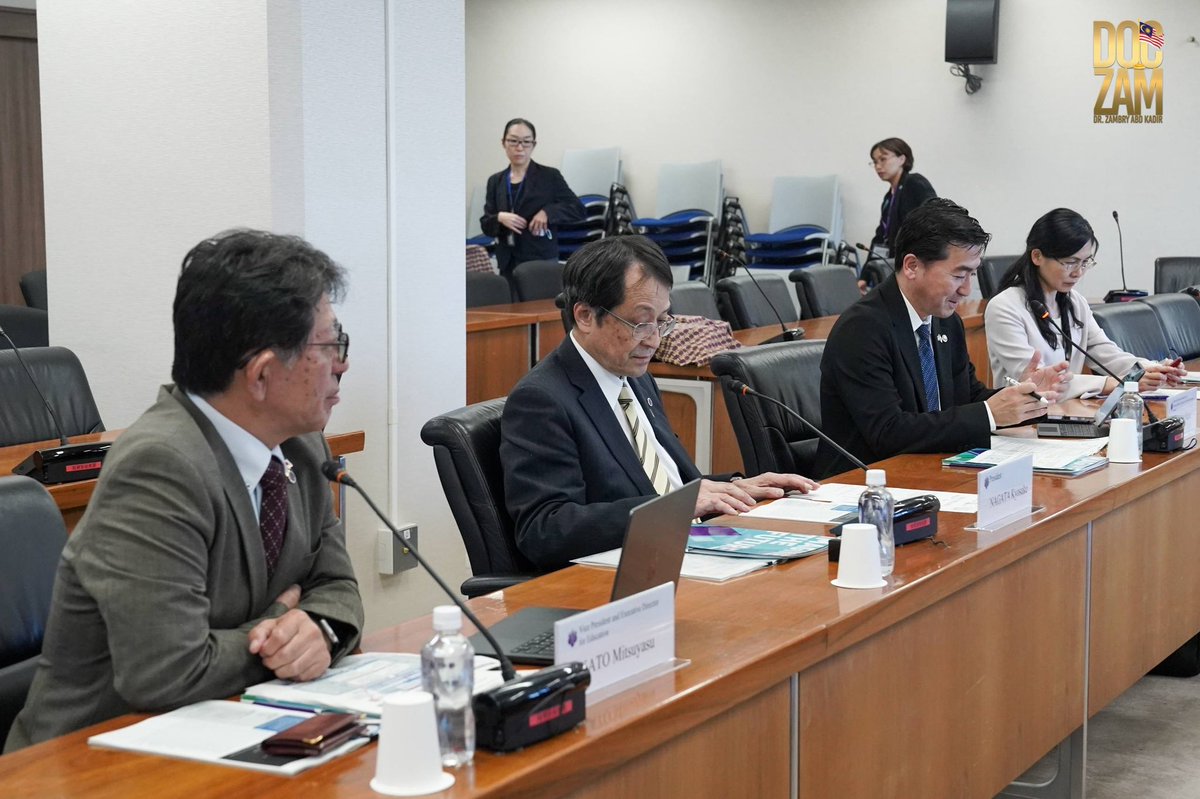 Zambry Abd Kadir (@zambryofficial) on Twitter photo Meeting with the President of the University of Tsukuba, Prof. Kyosuke Nagata, at their main campus.
The <a href="/UNIV_TSUKUBA_EN/">University of Tsukuba</a> is one of Japan’s leading higher education institutions, renowned for its excellence in research, innovation, and international collaboration. The university Meeting with the President of the University of Tsukuba, Prof. Kyosuke Nagata, at their main campus.
The <a href="/UNIV_TSUKUBA_EN/">University of Tsukuba</a> is one of Japan’s leading higher education institutions, renowned for its excellence in research, innovation, and international collaboration. The university