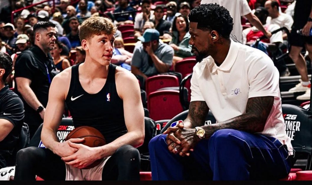 WadexFlash's tweet image. Kasparas Jakucionis shares what heβs learned from UD so far:
βHeβs the legend. Heβs been sharing his knowledge about the game. More than anything, itβs about the mental part and mental approach to the game than anything skill wise.β
UDβs mentorship has been key.
