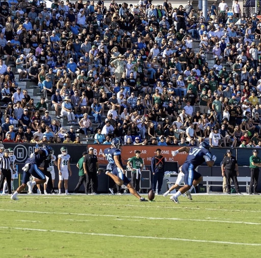 Camden Cowgill 4.5⭐️ (@cowgillcamden) on Twitter photo After a great conversation with
<a href="/coachsweetlou/">Louis Cortes</a> l've received an offer to kick at the University of San Diego! Thank you God for this amazing opportunity!
<a href="/CLARKthePUNTER/">Clark Riedel</a> @BrOckMiller <a href="/Chris_Sailer/">Chris Sailer Kicking</a> <a href="/ThePuntFactory/">Aaron Perez</a> <a href="/CarneyCoaching/">Carney Coaching</a> <a href="/8nicknovak/">Nick Novak</a> <a href="/NewGenKicking/">New Gen Kicking</a> <a href="/PalomarFootball/">Palomar Football</a> After a great conversation with
<a href="/coachsweetlou/">Louis Cortes</a> l've received an offer to kick at the University of San Diego! Thank you God for this amazing opportunity!
<a href="/CLARKthePUNTER/">Clark Riedel</a> @BrOckMiller <a href="/Chris_Sailer/">Chris Sailer Kicking</a> <a href="/ThePuntFactory/">Aaron Perez</a> <a href="/CarneyCoaching/">Carney Coaching</a> <a href="/8nicknovak/">Nick Novak</a> <a href="/NewGenKicking/">New Gen Kicking</a> <a href="/PalomarFootball/">Palomar Football</a>