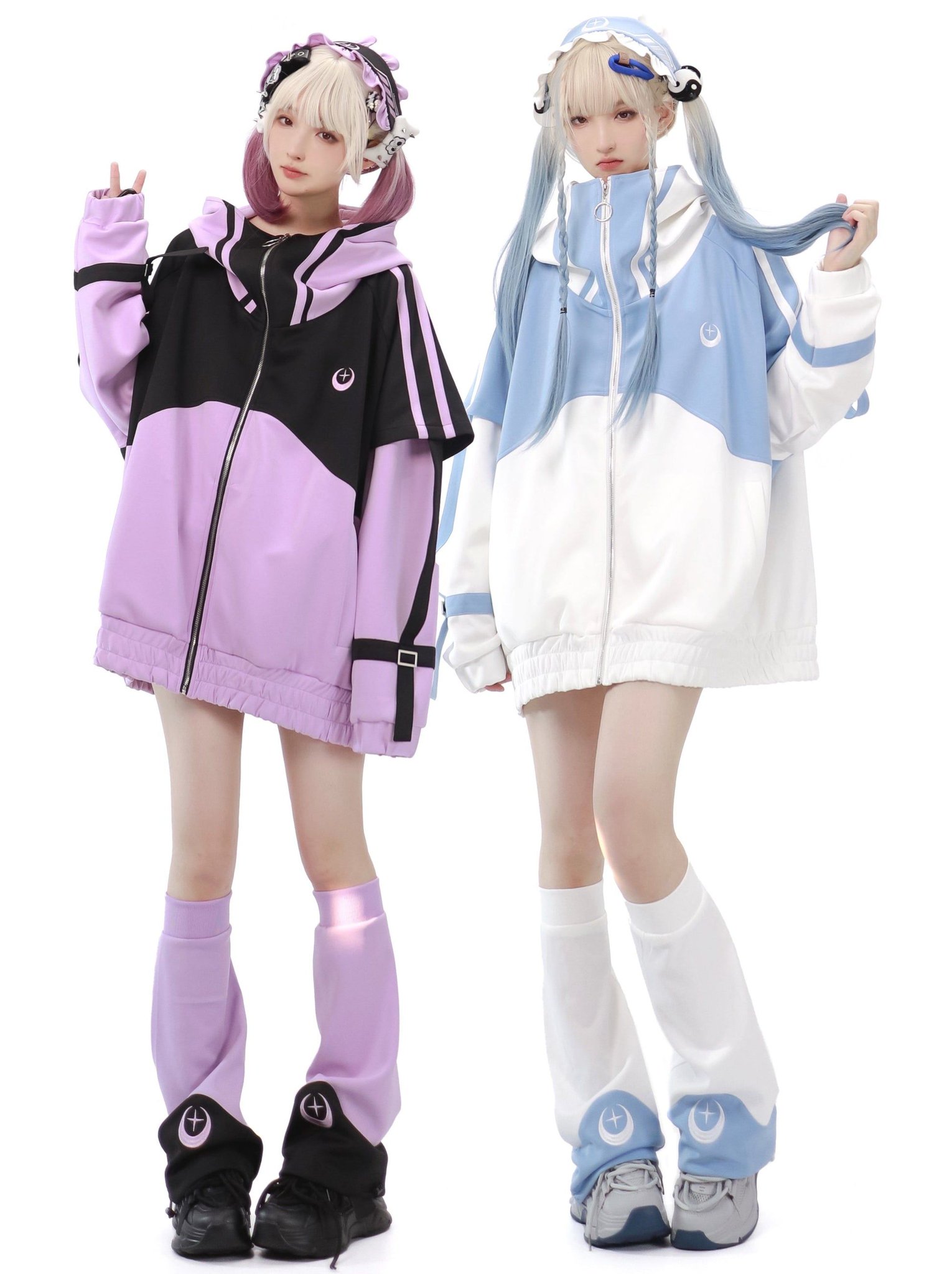 Mumei✖️Avail  コラボ 地雷？水色界隈 ジャージ2点セット Amazon | [mbolus] 水色 ジャージ 2点セット 地雷系 服 長袖