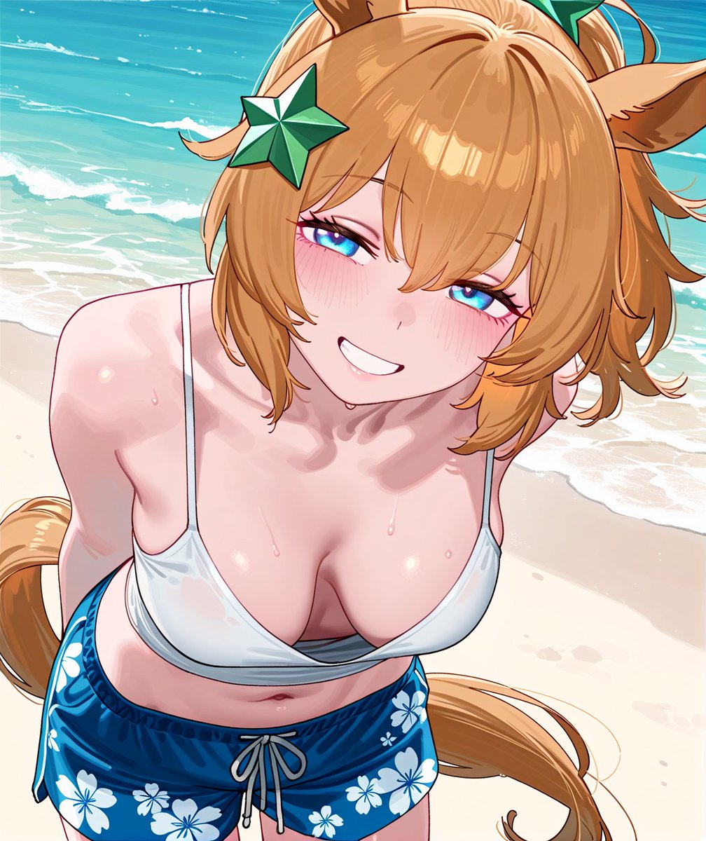 タイキと海デート