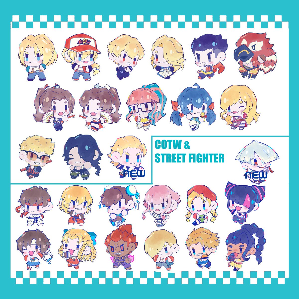 Here is my EVO Catalogue
I will be at Table A153! I have new fan freebies (Mokujin, Servbot, &amp; Ganacci) I also have a Mokujin casino standee limited qty just for EVO! 
If you purchase Umamusume merch, I will also be giving out a Super Creek button and mood buttons! (1/2)