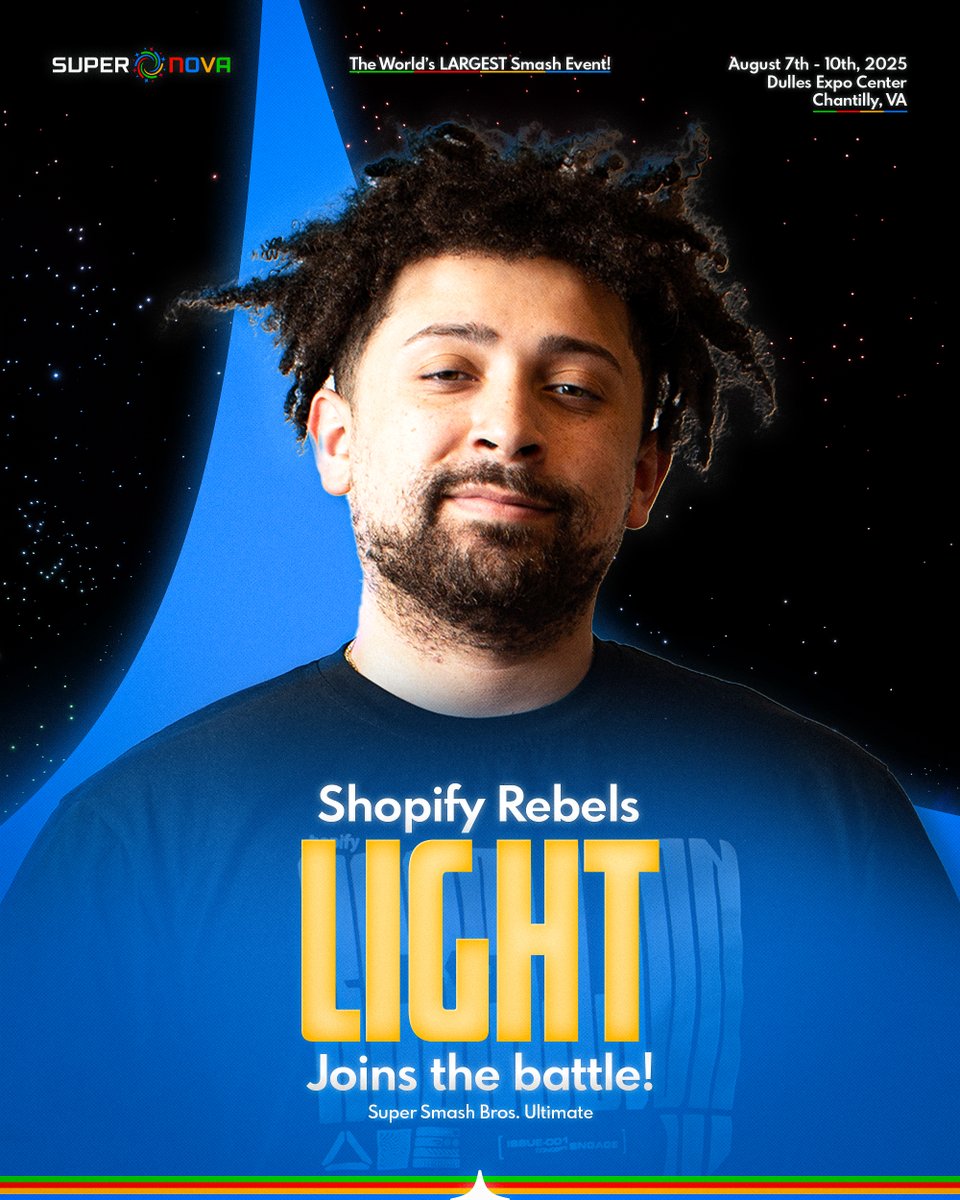 Supernova 2025 (@supersmashcon) on Twitter photo The Greatest Fox to ever do it 🦊
<a href="/Light_S21/">💧Light💧</a> will be at Supernova 2025! The Greatest Fox to ever do it 🦊
<a href="/Light_S21/">💧Light💧</a> will be at Supernova 2025!