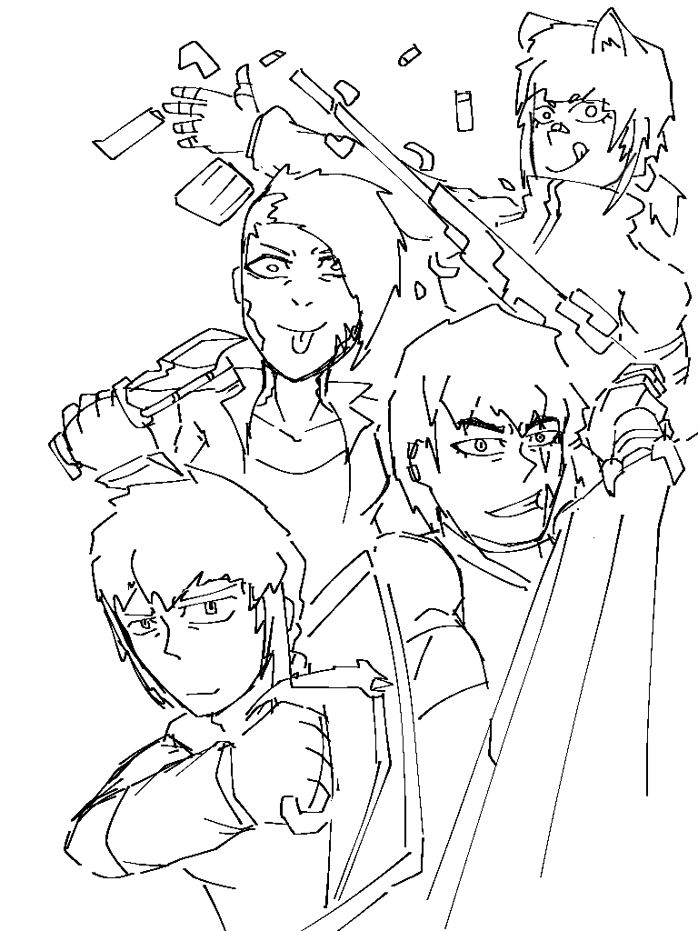 MsMusc1e's tweet photo. The redesign vs The original (Rwby Ocs)
Ngl before the redesign they all look like side characters lmao https://t.co/wtuySTwnPd