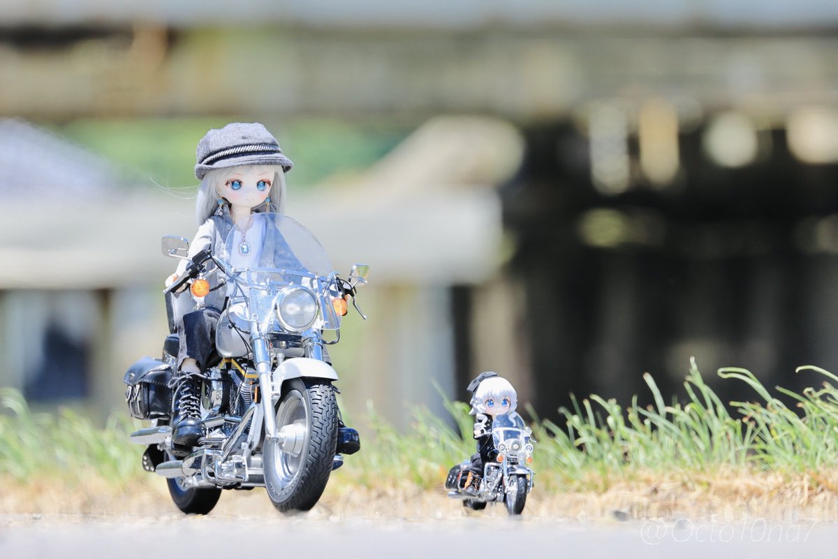 Octo10na7's tweet image. 2人で真夏のツーリング