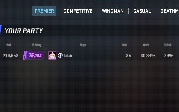 Baka_Sae's tweet image. finally hit 15k solo queue in premier in cs2 lets gooooo pog