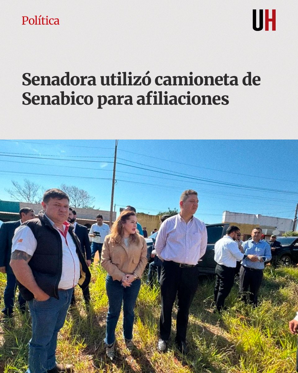 UltimaHoracom's tweet image. La senadora liberocartista Noelia Cabrera utilizó la camioneta del traficante de armas Diego Dirisio para una actividad partidaria en Capitán Bado, donde recibió pedidos de afiliaciones al PLRA.
La legisladora publicó un video en sus redes sociales donde utilizó como “fondo” la…