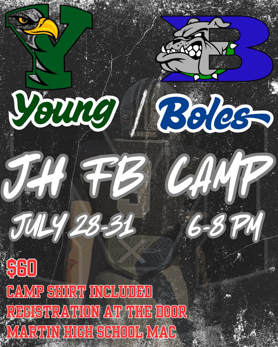 MARTIN FOOTBALL (@martin_football) on Twitter photo Calling all Junior High student athletes!! Calling all Junior High student athletes!!