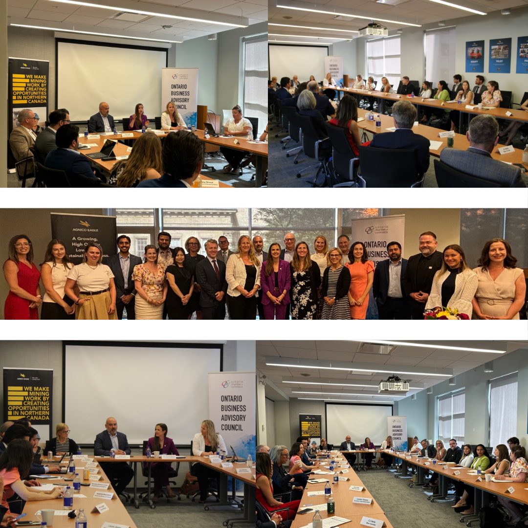 Andrea Khanjin (@andrea_khanjin) on Twitter photo Thank you to the <a href="/OntarioCofC/">Ontario Chamber</a> and <a href="/agnicoeagle/">Agnico Eagle Mines</a> for leading an incredible discussion on how we can continue cutting red tape for people and businesses.
Less red tape means more economic growth, more jobs, and a stronger Ontario.
#ProtectOntario #ONpoli #CuttingRedTape Thank you to the <a href="/OntarioCofC/">Ontario Chamber</a> and <a href="/agnicoeagle/">Agnico Eagle Mines</a> for leading an incredible discussion on how we can continue cutting red tape for people and businesses.
Less red tape means more economic growth, more jobs, and a stronger Ontario.
#ProtectOntario #ONpoli #CuttingRedTape