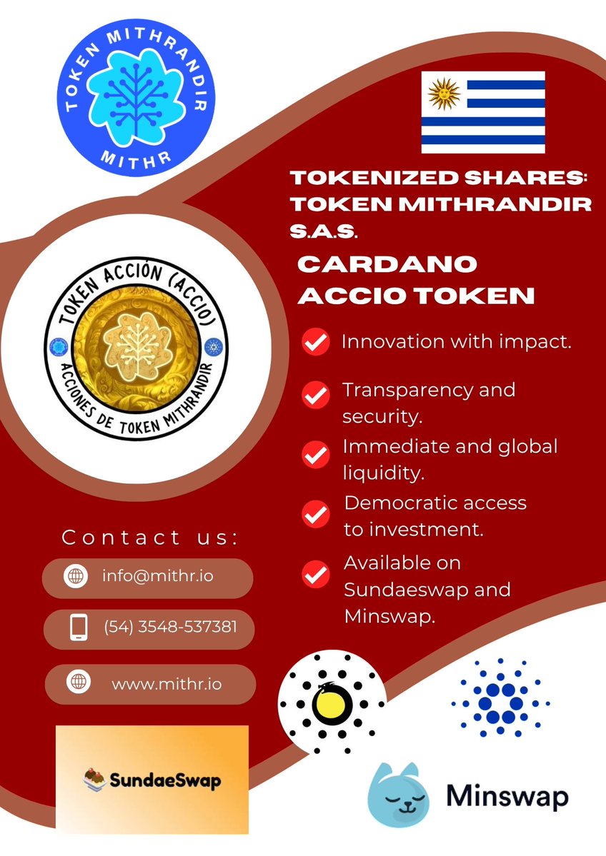 TokenAccio's tweet image. The Importance of Hosting Events in Montevideo: A Business Opportunity for Local Merchants with Token Mithrandir
mithr.io/opinion/2025/0…
#mithr #ACCIO #Token #tokens #BlockchainTechnology #uruguaya #uruguay #Montevideo @Tokenmithr @CardanoSolar #CardanoCommunity #Cardano