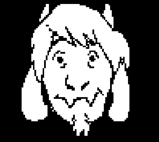 "Like! Lets look for some Grub in this Dark world Dess!"
my asriel design