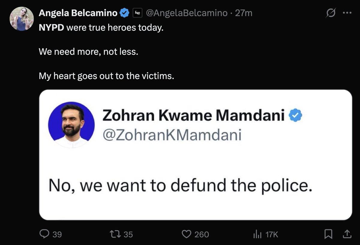 SgtLibertarian's tweet image. Conservative influencers are reading scripts again.
Right after the Manhattan shooting, they all took this awful time to attack Zohran Mamdani.
Who told them to it?