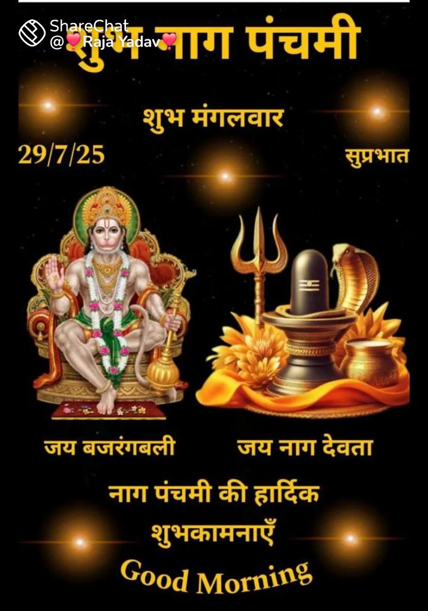 Jai Bajrang Bali ji 🙏 Good morning have a nice day ahead all x mats