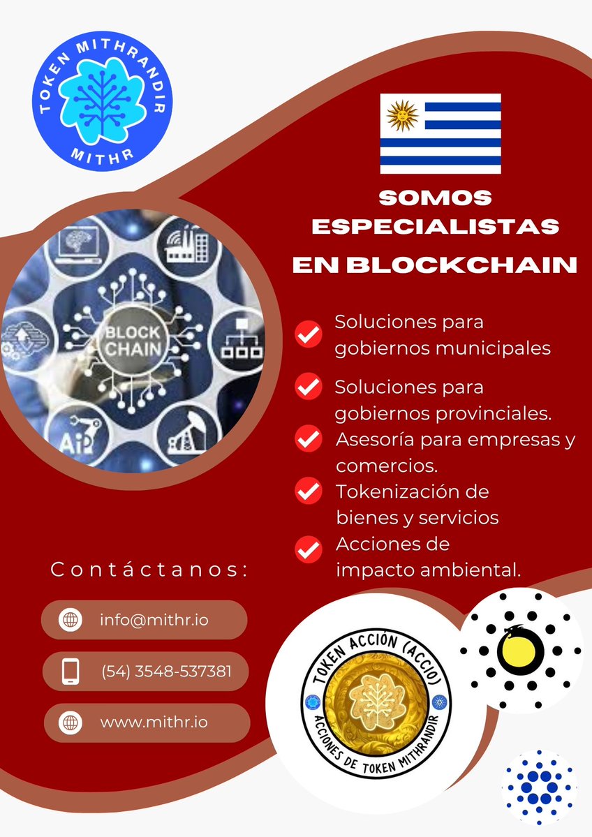 TokenAccio's tweet image. mithr.io
#Mithr #Cardano #CardanoCommunity #CardanoGirls #Montevideo #uruguaya #BlockchainTechnology #BlockchainInnovation #cryptocurrency #CryptoMarket #CryptoAirdrop @CardanoSolar @Tokenmithr @PokemonGoUrugay