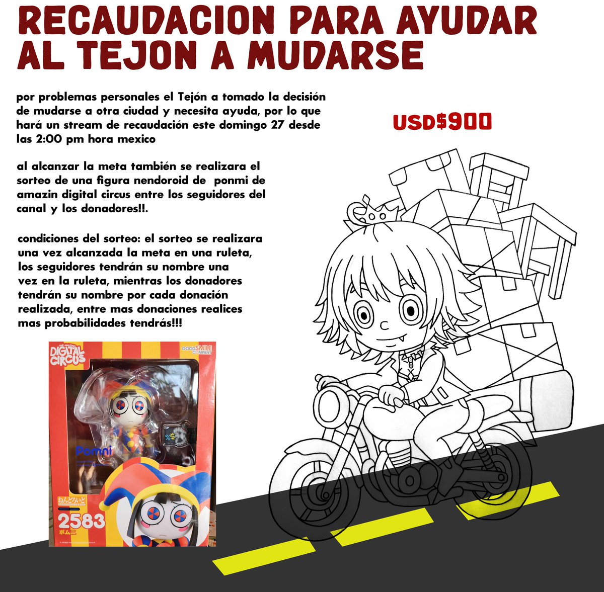 CapenMelli's tweet photo. Seguimos con la recaudacion!!!!
con mas juegos de terror!!!!
https://t.co/Zzy3fPEdOW
#alternatewatch #vtuber #sorteo #figure https://t.co/JnLOeaXQb4