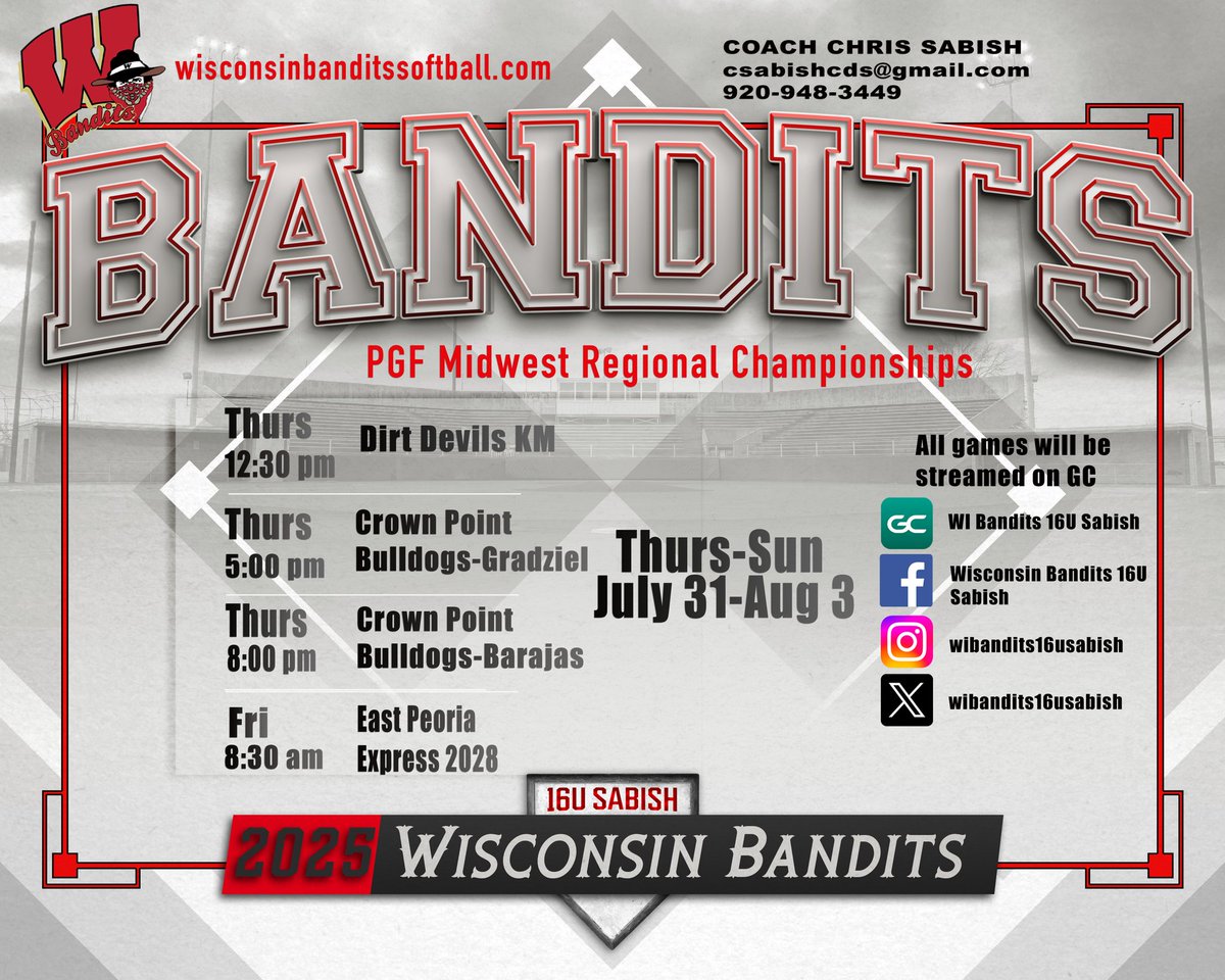 Wisconsin Bandits 16U Sabish (@wibanditssabish) on Twitter photo 
