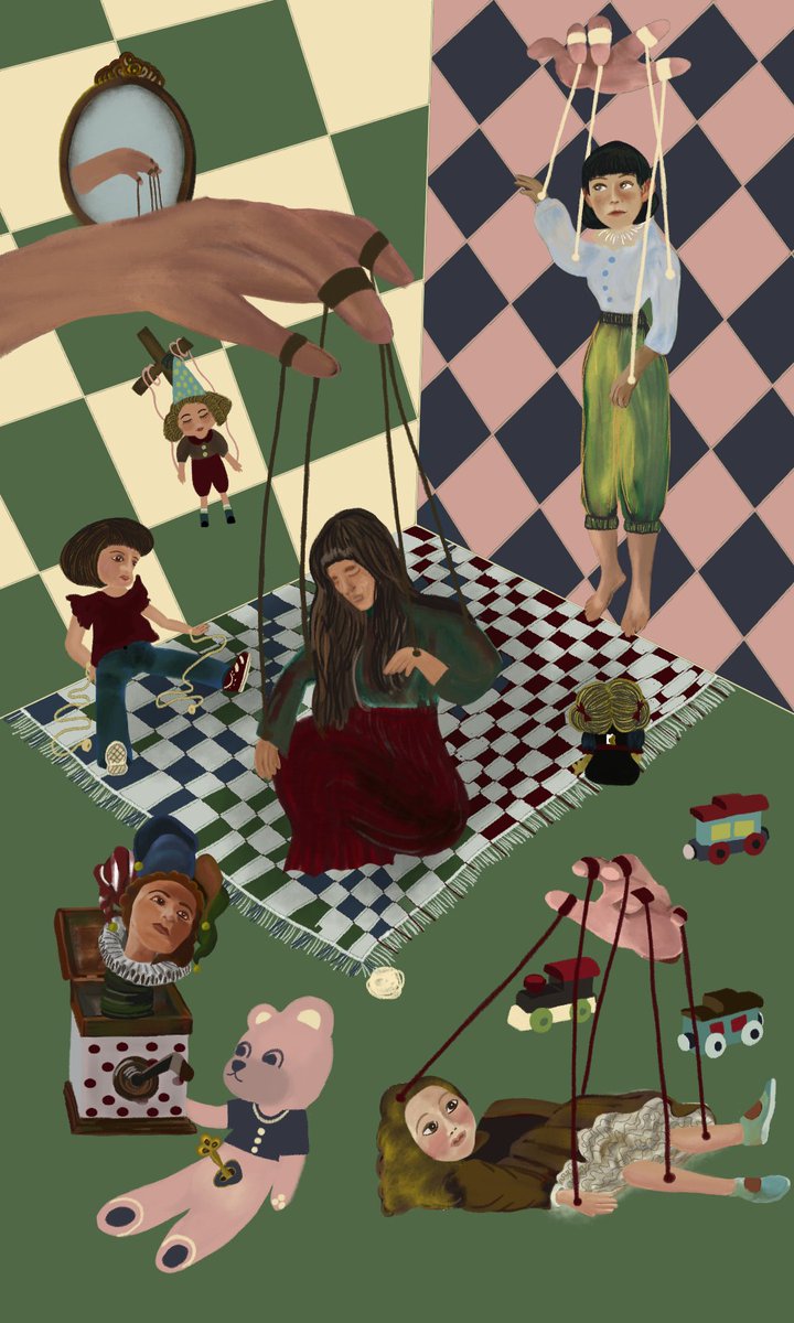 Gm 🌹
This is a nightmare, "Being A Puppet-Controlled"!
My fantasy 1/1 art for #SkurpyArtContest #Digital category. Has been minted and listed on <a href="/SkurpySocial/">Skurpy</a> 
Thank you Art Community! Link below ⤵️