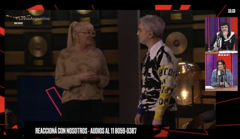 LeoMachadoN_'s tweet image. Miranda tiene la mejor Co-coach, la gran Valeria Lynch #LaVozArgentina