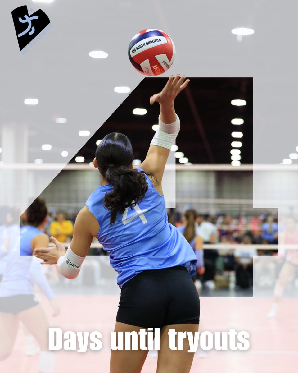 4️⃣ days until our 15-18’s tryouts!!! Make sure to register in advance! We can’t wait to meet everyone this weekend! #whyncacademy #wearencacademy #ncacademyfamily #tryouts2026season
