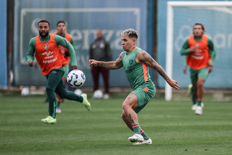 FluminenseStuff's tweet image. Treino do Fluminense nesta segunda-feira (28/07).
📸: Lucas Merçon/Fluminense F.C
