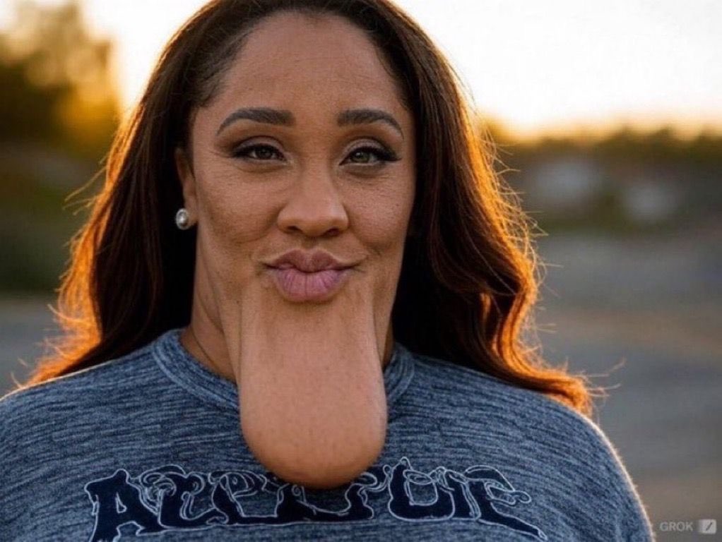 everytime natalie lie her chin begin to grow like pinocchio