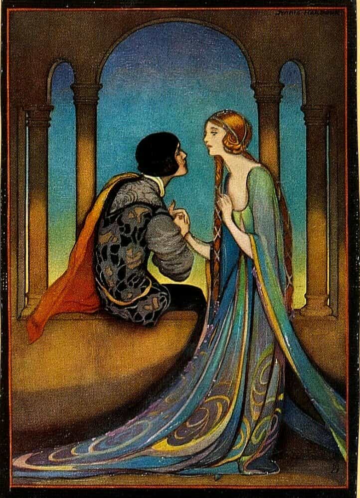 dreamerbook's tweet image. 'Romeo and Juliet' by Jennie Harbour, 1927
#jennieharbour #romeoandjuliet
