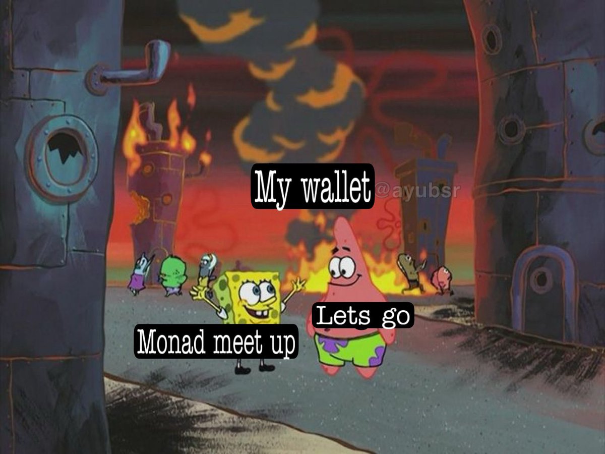 Me: I’m broke
Also me: flies across the country for a Monad meetup