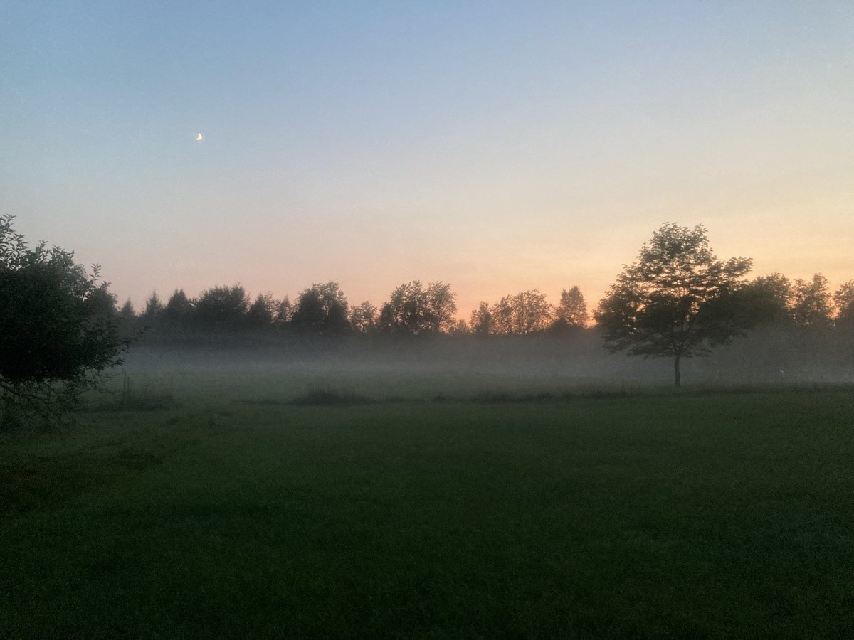 Northern mists rolling in.
