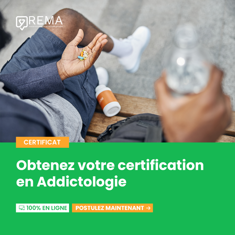 rema_app's tweet photo. Devenez expert(e) en addictologie avec notre programme de certification internationale.