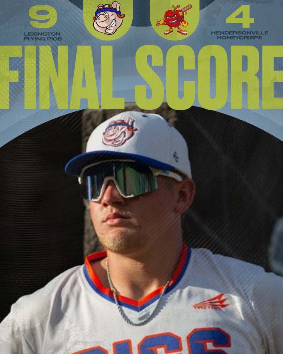 🐷 PIGS STRIKE FIRST 🐷

Brayden Hill delivers for Lexington on the bump to guide them to a 9-4 win over the Honeycrisps in Henderson. The Flying Pigs will take a 1-0 series lead back to Lexington. 

#ThisIsONSL #SummerStartsHere