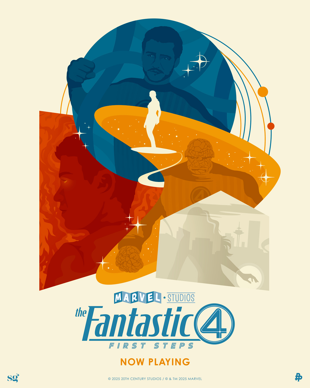 Creatieve posters van Fantastic Four First Steps 