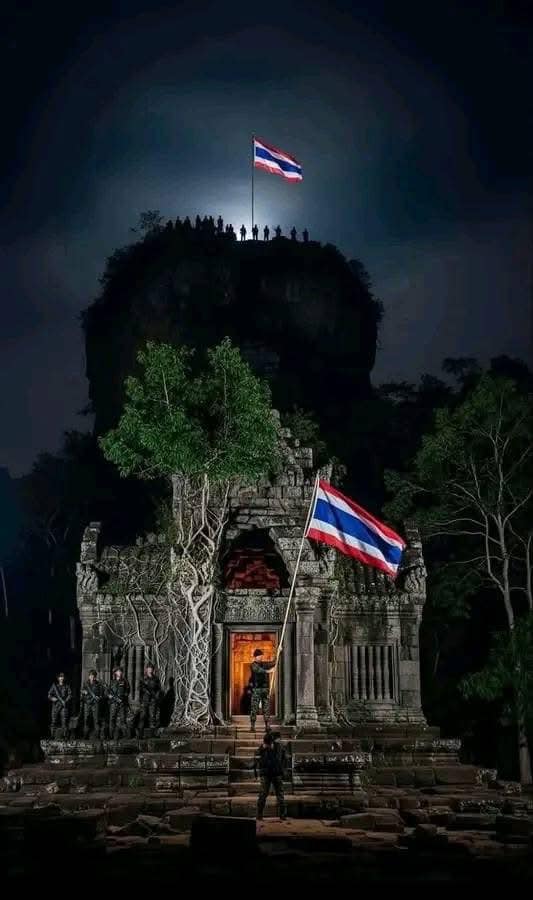 Kak0418's tweet photo. Cambodia violated the ceasefire agreement, still firing artillery and explosives to provoke Thai people at 6:30 AM
#Truthformthailand
#ชายแดนไทยกัมพูชา https://t.co/LAOzdGsX9s